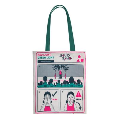 Squid Game Tote Bag Young-hee Blue Print