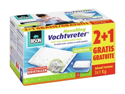 Air Max vochtvreter navulling 3x1 kg geurloos
