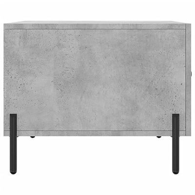Salontafel 50x50x40 cm bewerkt hout betongrijs