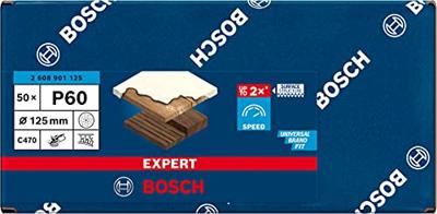 Bosch Accessories EXPERT C470 2608901125 Excenterschuurpapier Geperforeerd Korrelgrootte (num) 60 (Ø) 125 mm 50 stuk(s) Bosch Accessories EXPERT C470 2608901125 Excenterschuurpapier Geperforeerd Korrelgrootte (num) 60 (Ø) 125 mm 50 stuk(s)
