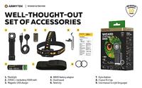 ArmyTek Wizard C2 Pro Max Magnet White Handlamp werkt op een accu LED Met magneethouder 3720 lm 1440 h 79 g - thumbnail