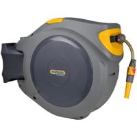 Hozelock FLOWMAX Auto Reel 30 m 2597 0000 Tuinslanghouder voor aan de muur Grijs, Geel 30 m 1 stuk(s) - thumbnail