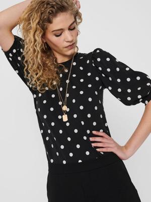 ONLY 15224909 Top Ronde hals Korte mouw Katoen