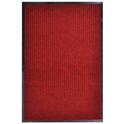 Deurmat 117x220 cm PVC rood