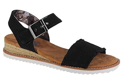Skechers Sandalen Bobs Desert Kiss - Adobe Princess 113541/BLK Zwart-38 maat 38