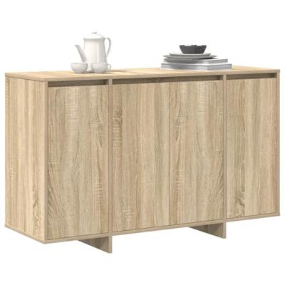 Dressoir Sonoma eiken 120 x 41 x 75 cm Bewerkt hout
