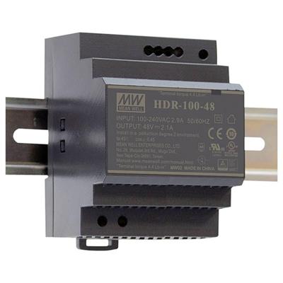 MEAN WELL HDR-100-48N DIN-rail DC/DC-converter 2.1 A 100.8 W Inhoud 1 stuk(s)