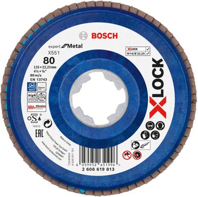 Bosch Accessories 2608619813 X551 Lamellenschijf Diameter 115 mm Boordiameter 22.23 mm 1 stuk(s) Bosch Accessories 2608619813 X551 Lamellenschijf Diameter 115 mm Boordiameter 22.23 mm 1 stuk(s)
