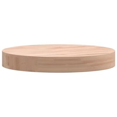 Tafelblad rond 30x4 cm massief beukenhout