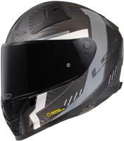 LS2 integraalhelm "ff811 vector ii carbon grid". helmet ff811 vector ii carb.grid s bl./grey - thumbnail