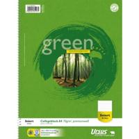 Ursus Classic Collegeblok 608570010 Groen DIN A4 Gelinieerd Aantal paginas: 80 - thumbnail