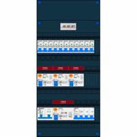 SEP Groepenkast 11 groepen 3 aardlekschakelaars krachtgroep met aardlekschakelaar 4 polig 40A 30mA - thumbnail