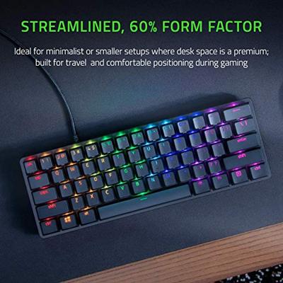 Razer Huntsman Mini Zwart - Razer Linear Red - thumbnail