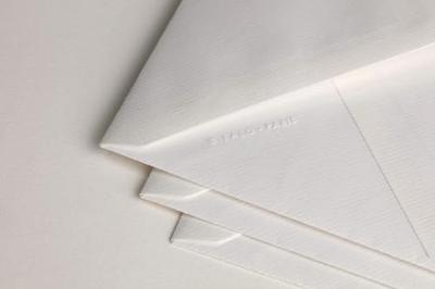 Envelop G.Lalo bank DL 110x220mm gegomd gevergeerd wit pak à 25 stuks