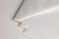 Envelop G.Lalo bank DL 110x220mm gegomd gevergeerd wit pak à 25 stuks - thumbnail