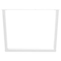 Eettafelpoten 3 st V-vormig 100x(72-73,3) cm staal wit - thumbnail