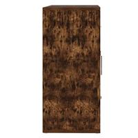 Dressoir 91x29,5x65 cm bewerkt hout gerookt eikenkleurig - thumbnail