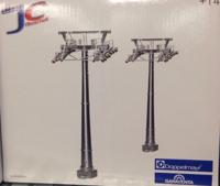 Kerstfiguur kabelbaan 2 kolommen skilift 12 6cm H0 1:87 Jaegerndorfer - Jaegerndorfer - thumbnail