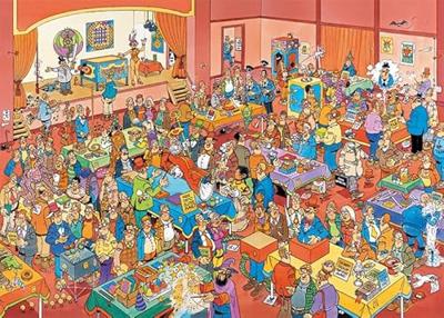 Jumbo legpuzzel Jan van Haasteren Rondje Texel 1000 stukjes Jumbo legpuzzel Jan van Haasteren Rondje Texel 1000 stukjes