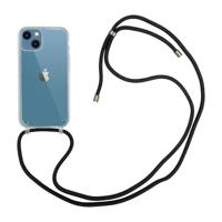 Høyde - iPhone 13 Mini - Telefoonhoes met koord - Transparant - thumbnail