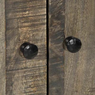 Hoge kast 60x33x110 cm massief mangohout