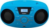 BIGBEN CD61BLUSB Draagbare Radio Cd Usb Blauw + Lichtgevende Luidsprekers - thumbnail