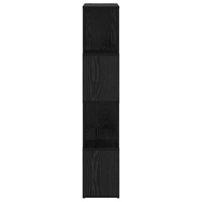 Boekenkast Zwart eiken Bewerkt hout 60 x 24 x 124 cm