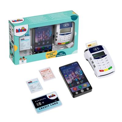 Theo klein 7274 POS terminal en kinderen mobiele telefoon smartphone met licht, geluid en contactloze betaalfunctie speelgoed voor kinderen vanaf 3 jaar Theo klein 7274 POS terminal en kinderen mobiele telefoon smartphone met licht, geluid en contactloze betaalfunctie speelgoed voor kinderen vanaf 3 jaar