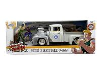 JADA TOYS Street Fighter 1956 Ford pick-up met Guile figuur Kant-en-klaar model Personenauto (model) - thumbnail