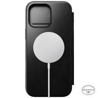 Nomad Modern Horween lederen folio iPhone 16 Pro Max - Black - thumbnail