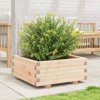 Plantenbak 60x60x26,5 cm massief grenenhout - thumbnail