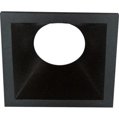 Vierkante Spot Ring Mat Zwart - Pragmi Cliron Compatibel