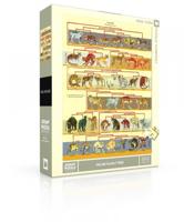 New York Puzzle Company Feline Family Tree - 500 stukjes - thumbnail