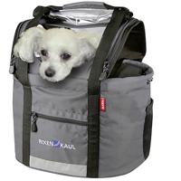Klickfix Rixen & kaul mandtas, voorop "doggy" basket bag r&k doggy grey - thumbnail