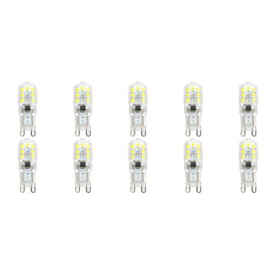 Energiebesparende LED Lampen Set 10-pack - G9 Fitting - 2.5W - 6500K Helder Wit