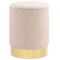 Kruk fluweel abrikoos- en goudkleurig - thumbnail