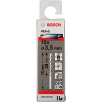 Bosch Accessoires Metaalboren HSS-G, Standard 3,5 x 39 x 70 mm 10st - 2608595058 - thumbnail