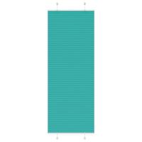 Pliss rolgordijn 75x200 cm stofbreedte 74,4 cm petrol groen - thumbnail