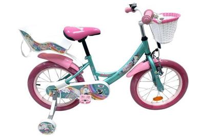 Volare unicorn kinderfiets - meisjes - 16 inch - groen