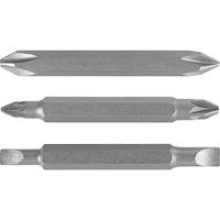 Bosch Accessoires 3-delige dubbelbitset PH1, PZ1, S 0,6x4,5; PH2, PZ2, S 1,0x5,5; 60 mm 3st - 2607001745 - thumbnail