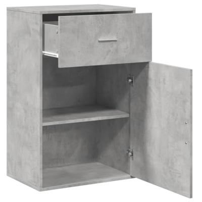 Opbergkast 56,5x39x90 cm bewerkt hout betongrijs