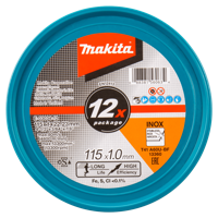 Makita Accessoires Doorslijpschijf RVS 115 x 22,23 x 1,0mm - E-03034-12 - thumbnail