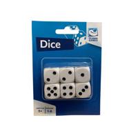 Dobbelsteen clown games | 12 stuks - thumbnail