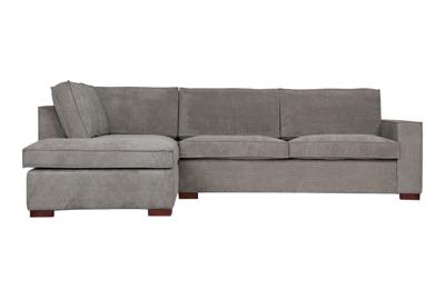 WOOOD Hoekbank 'Thomas' Links, kleur Groengrijs