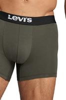 Levi's Boxershorts Solid Basic Organic Cotton 2-pack Khaki-M - thumbnail