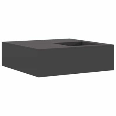 Vuurkorf Zwart 100 x 100 x 30 cm Staal