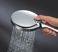 Handdouche GROHE Rainshower SmartActive 130 Rond 13cm Chroom/Wit - thumbnail