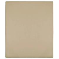 VidaXL Hoeslaken jersey 100x200 cm katoen taupe - thumbnail