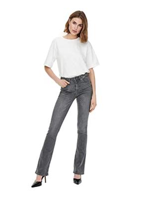 Only Onlblush Mid Flared Tai0918 Noos 15233721 Flare Grey Denim