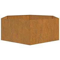 VidaXL Plantenbak roestig 138x120x45 cm cortenstaal - thumbnail